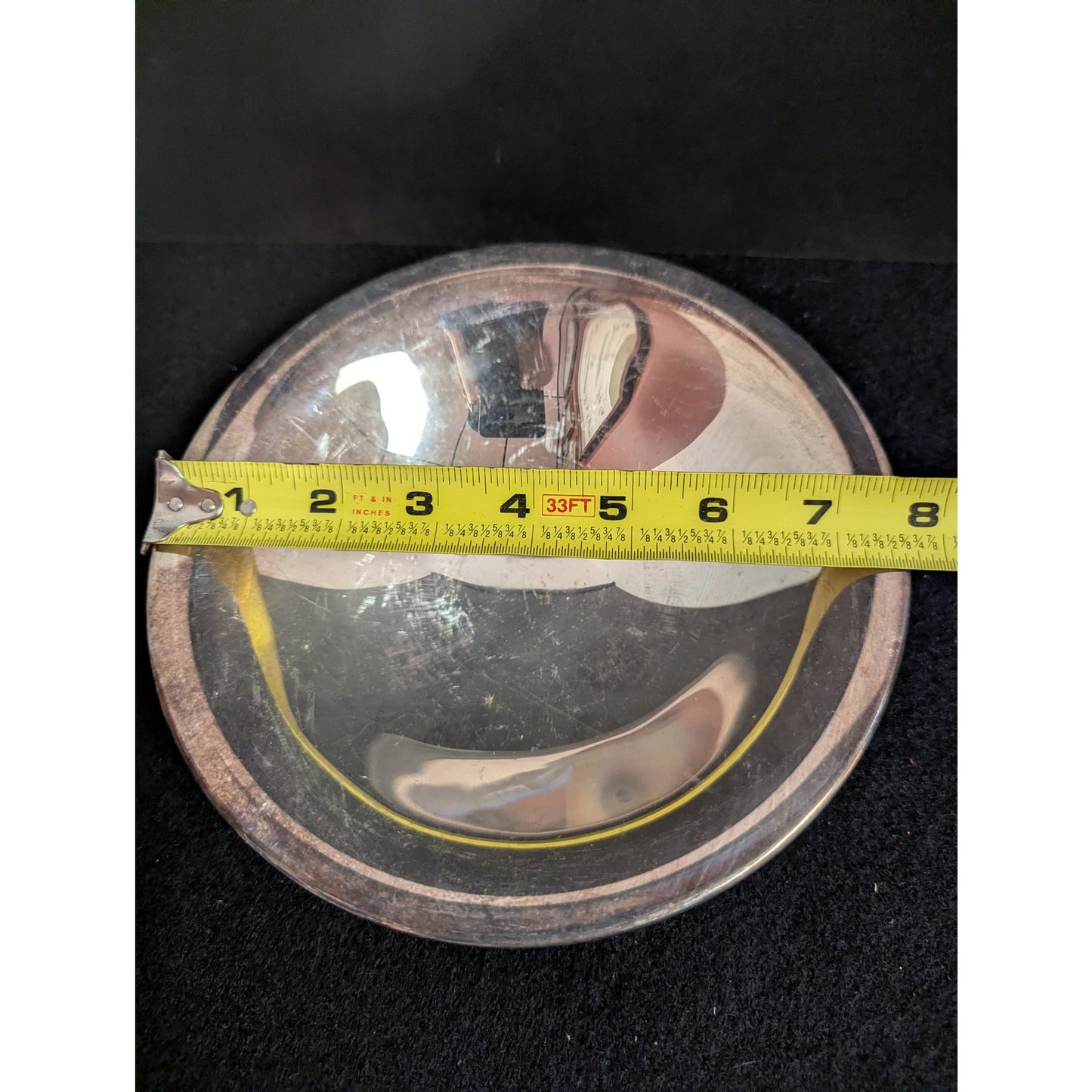 Vintage Wm. A. Rogers by Oneida Ltd. Silverplate Footed Flared Bowl Rimless