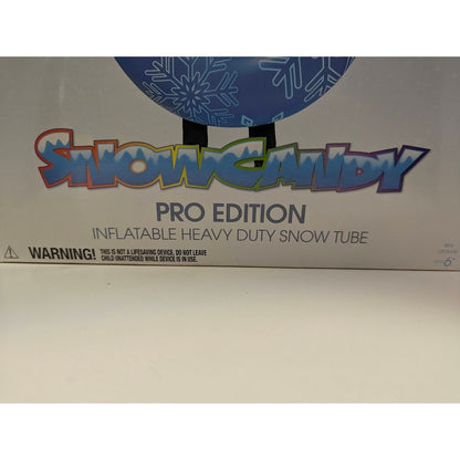 NEW SnowCandy 48" Heavy Duty Pro Series Deluxe Snow Tube Blue PVC