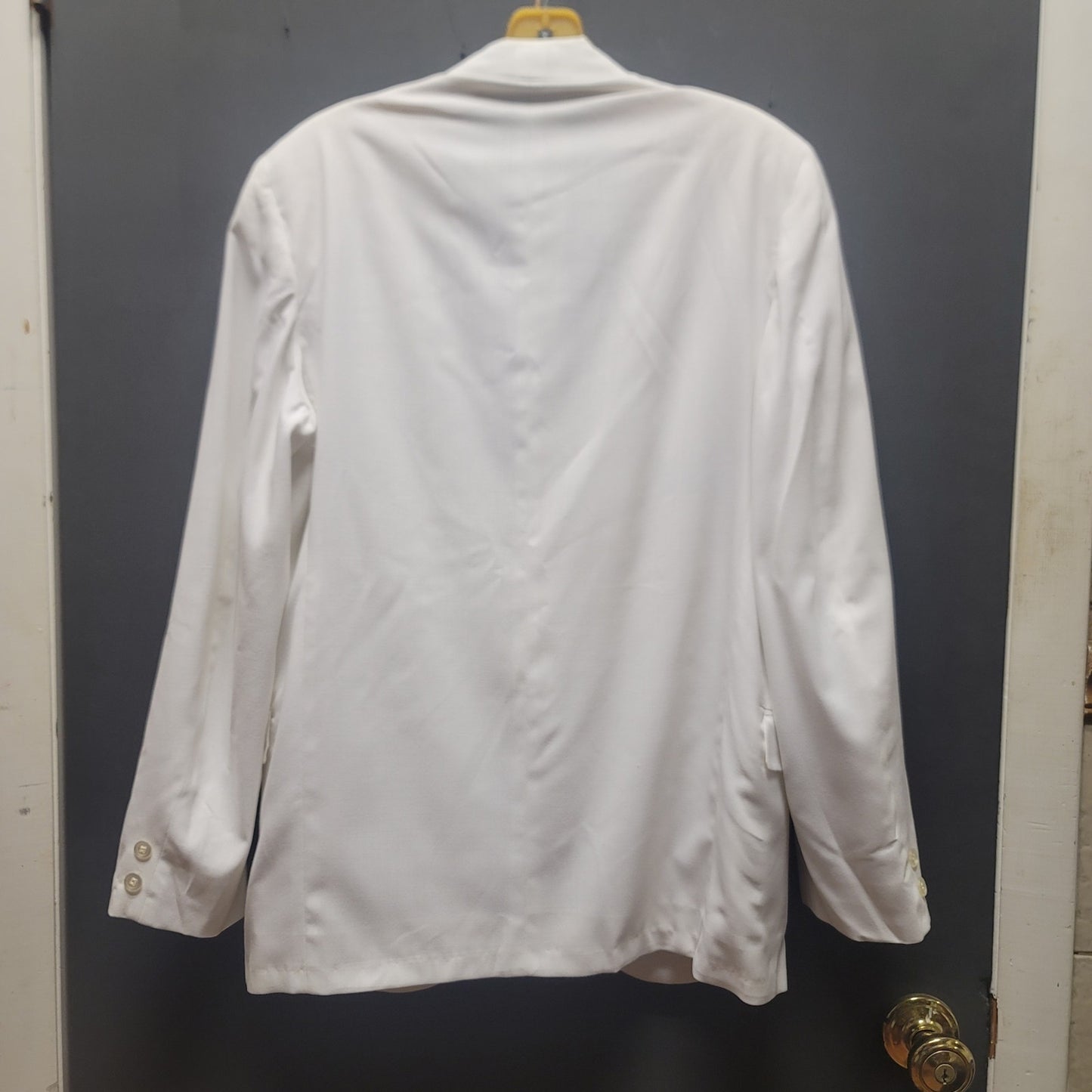 Vintage Schwobilt Off White Tuxedo Dinner Blazer Jacket Single Button Suit Coat