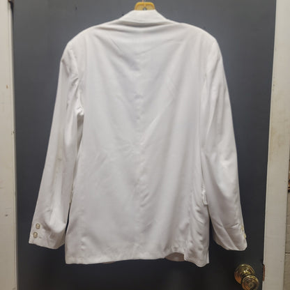 Vintage Schwobilt Off White Tuxedo Dinner Blazer Jacket Single Button Suit Coat