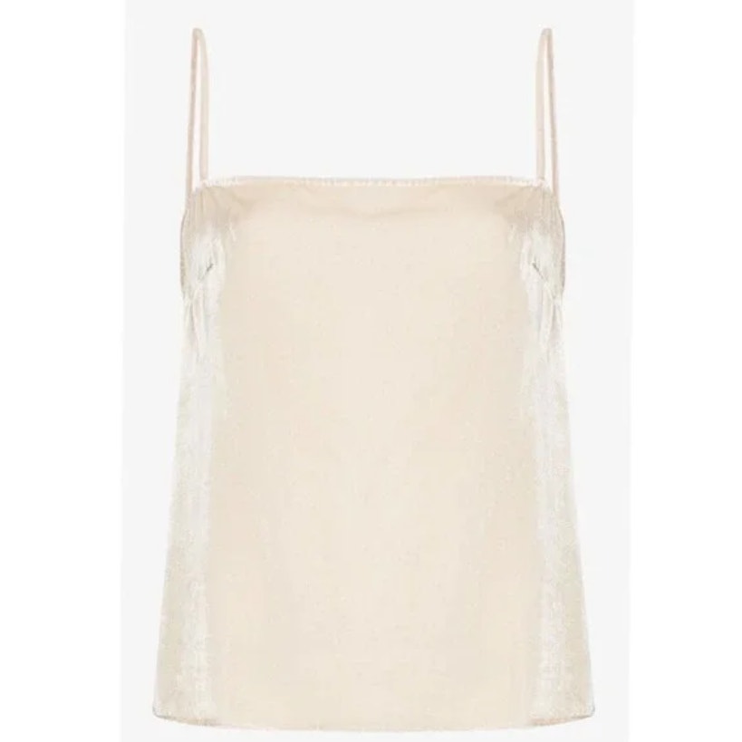 Reformation Cream New Ross Velvet Camisole Ivory Small Tank Top/Camisole cream