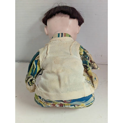 1950s Vintage Ichimatsu Gofun BOY DOLL Japanese damaged Ear