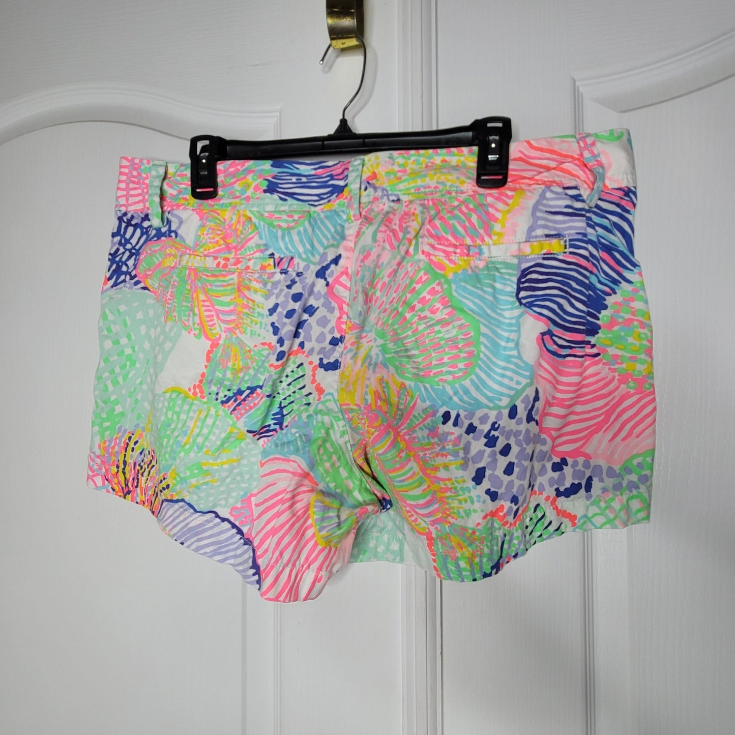 Lilly Pulitzer Short Callahan womens Size 16 Multi Roar Of The Seas