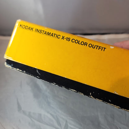 Kodak Instamatic X-15 Color Outfit Camera in box with Flash