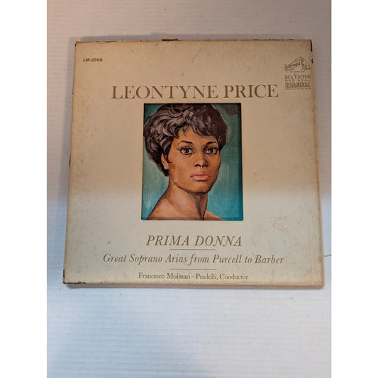 Vintage Leontyne Price Prima Donna RCA Victor LM-2898 Mono LP Record