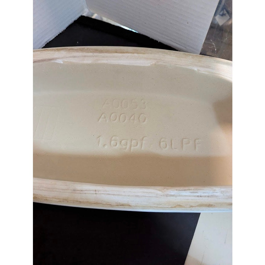 357 07 1203 white toilet tank lid PreOwned 1.6gpf 6LPF A0040 A0053 AQUASOURCE