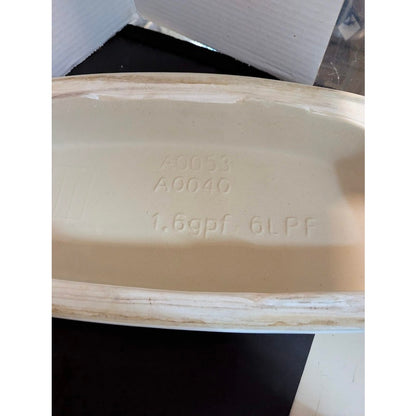 357 07 1203 white toilet tank lid PreOwned 1.6gpf 6LPF A0040 A0053 AQUASOURCE