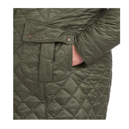 BARBOUR Jenkins Quilted Women's Jacket Size 2X $ 375 OLIVE COAT NEW