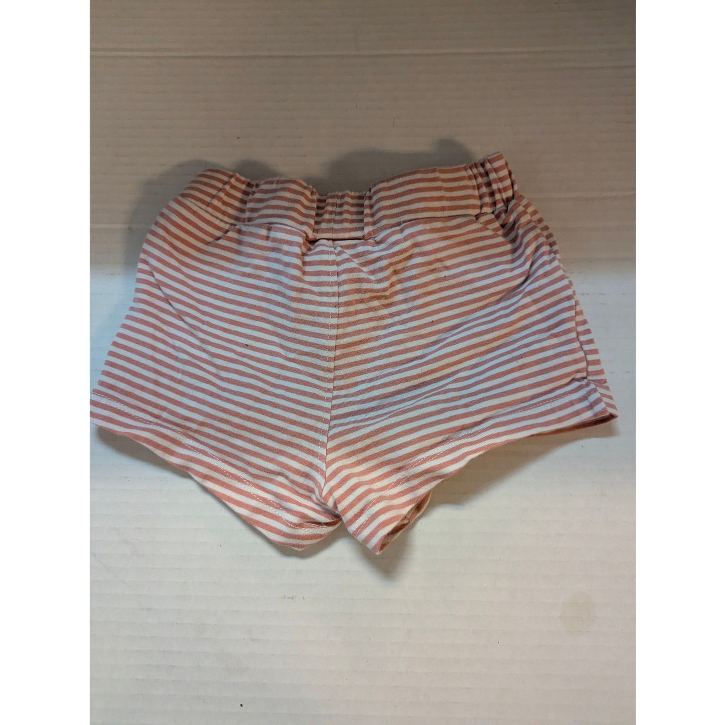 Nordstrom Baby Girls Pink Striped Diaper Cover Bloomers 9-12 Months