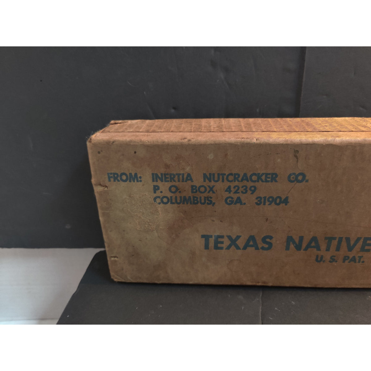 Vintage Wooden Nutcracker Tool Heavy Duty Tabletop Mechanism Original Box