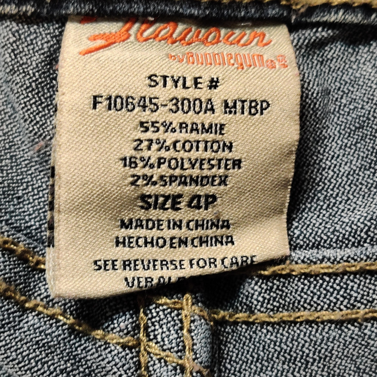 Flavour by Bubblegum Vintage Flare Jeans Blue Denim Retro Y2K Aesthetic Size 4P
