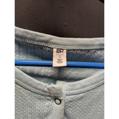 BP. Size Small Light Blue Tank Top Shirt Henley Snap Neck NEW casual