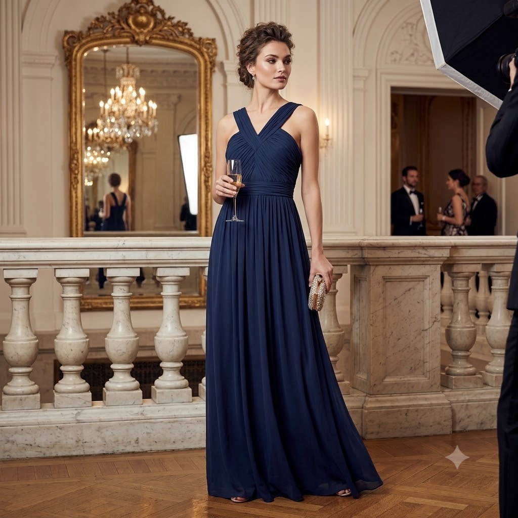 Alfred Sung Midnight E31 Size 14 Style No. D678 Formal Maxi Dress NWT