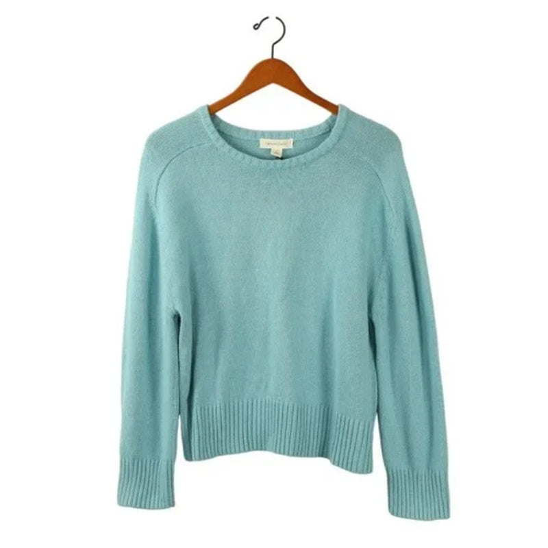 NWT Nordstrom Treasure & Bond Blue Pullover Cotton Blend Sweater xs EXTRA SMALL