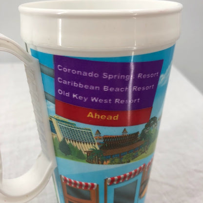 WHIRLEY dRINK wORKS dISNEY WORLD Coronado Springs Resort Caribbean LIDDED MUG