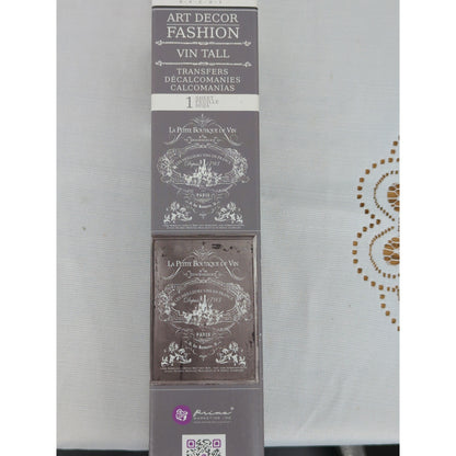 Redesign with Prima Vin Tall French la petite boutique Decor Transfer