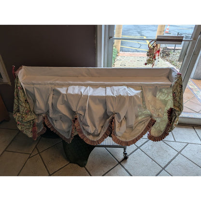 SECONDHAND SANDIES: Window curtains drapery 55" wide floral