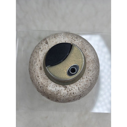 Vintage Nico 1900 Matroes S.A. Travertine Stone Table Lighter MidCentury Spanish