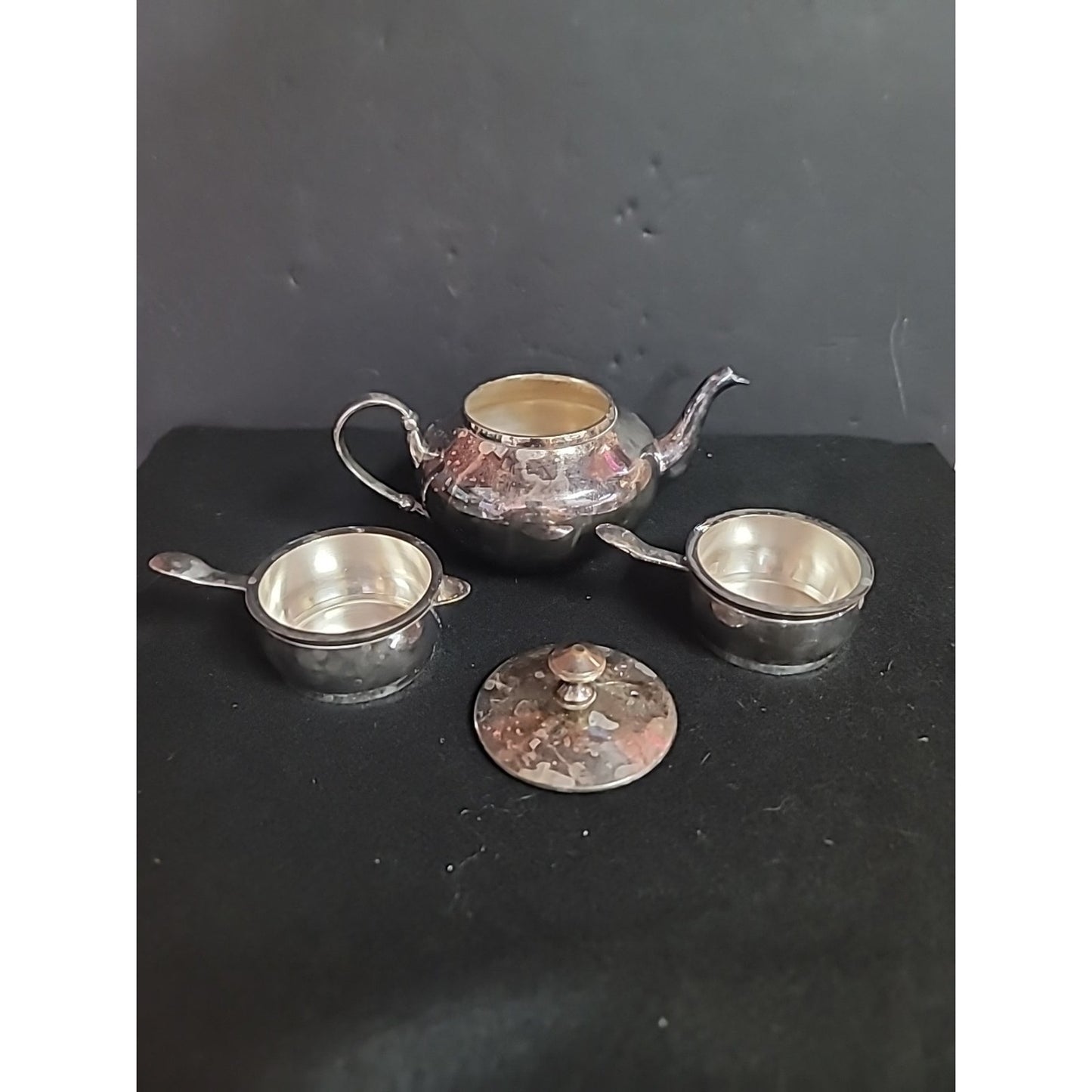 Restoration Hardware Raj Teapot British Empire Stacked SILVERPLATE