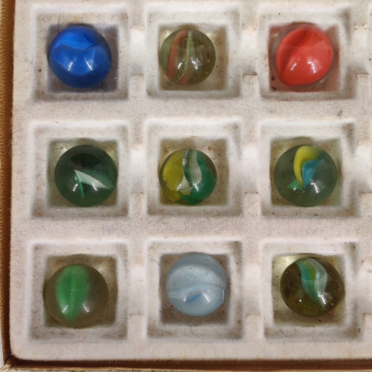 Vintage Glass Marbles Bulk Job Lot Collection 9/16" Player Size #L2 mixed 36