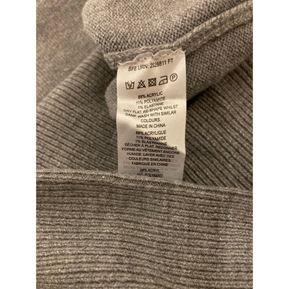 French Connection Women's Turtleneck Sweater Size Small Grey NWT Balloon Sleeve