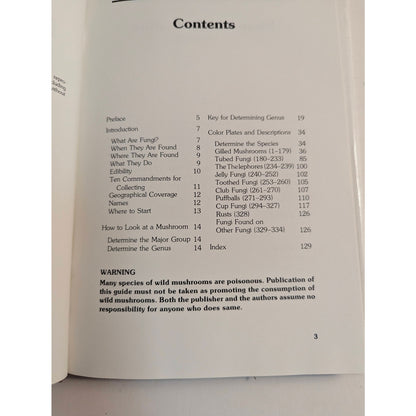 Vintage A Field Guide to Mushrooms and Their Relatives Booth Courtenay 1982