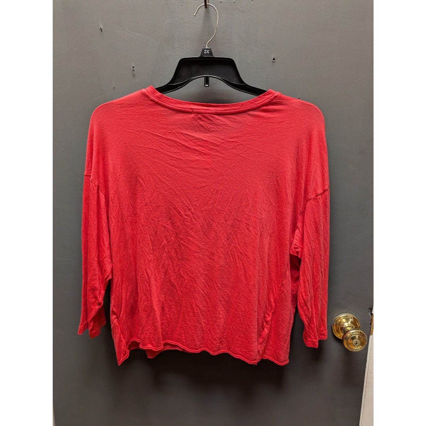 Sundry casual Tee Shirt T-shirt Red long sleeve Size Large (3) oversized NEW