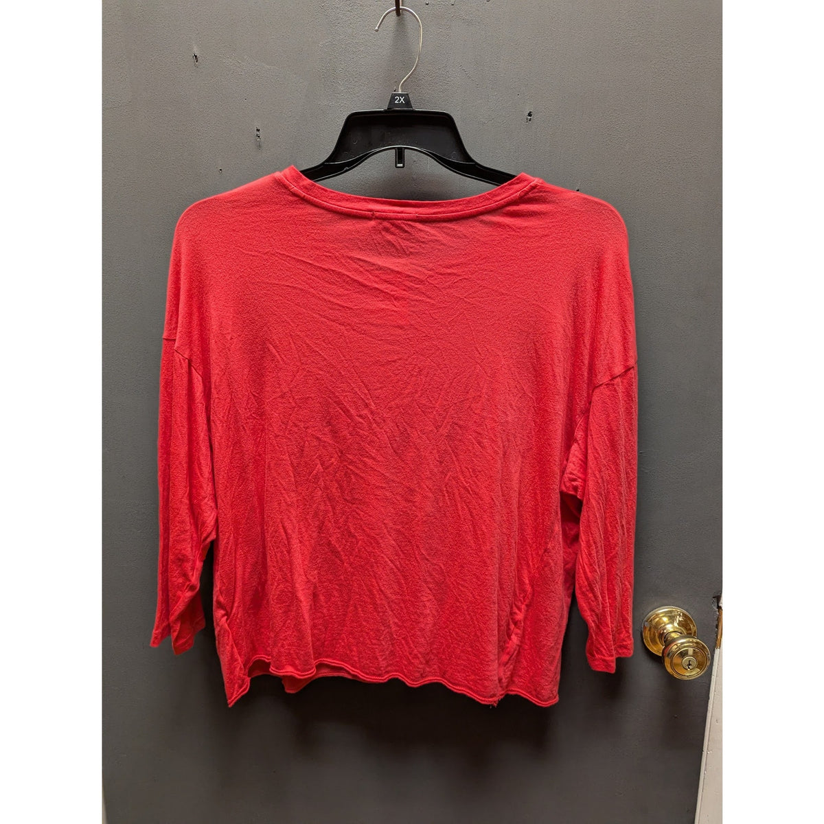Sundry casual Tee Shirt T-shirt Red long sleeve Size Large (3) oversized NEW