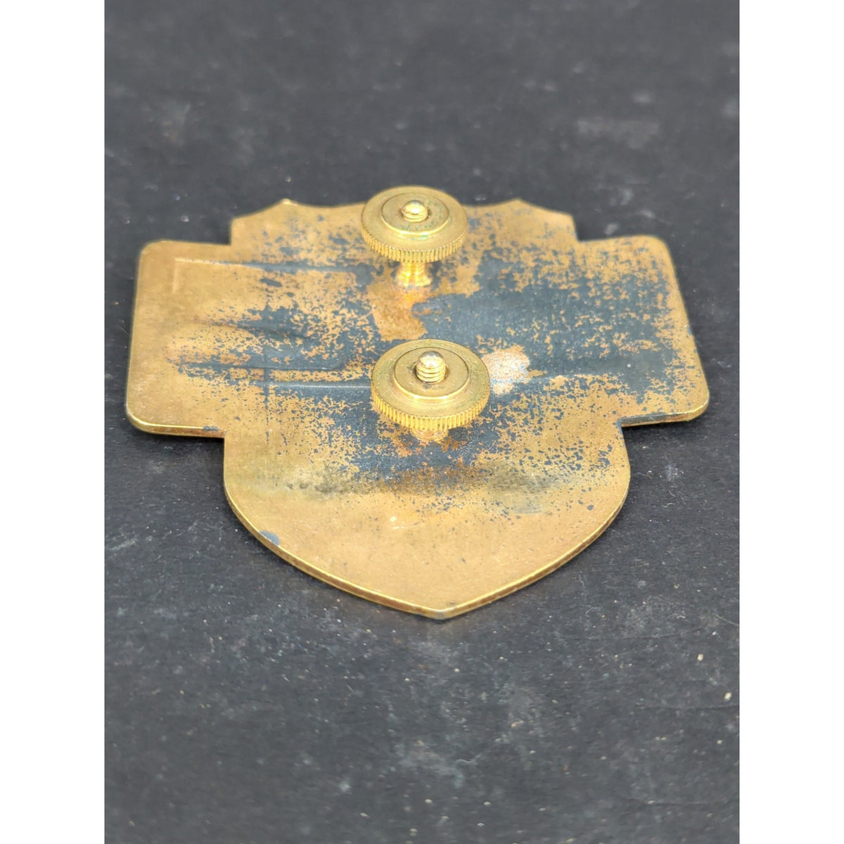 Vintage Greyhound Bus Lines Driver Cap Badge Leave The Driving To Us Metal