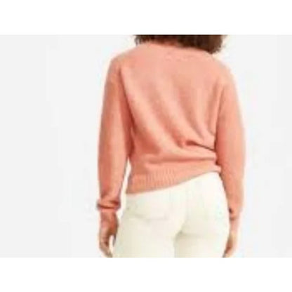 Everlane Coral Teddy Heather Crew Neck Sweater Women XS New Casual Career Winter