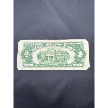 Paper Currency Bank Note USA Paper Money $2 Series 1928 G Red Seal