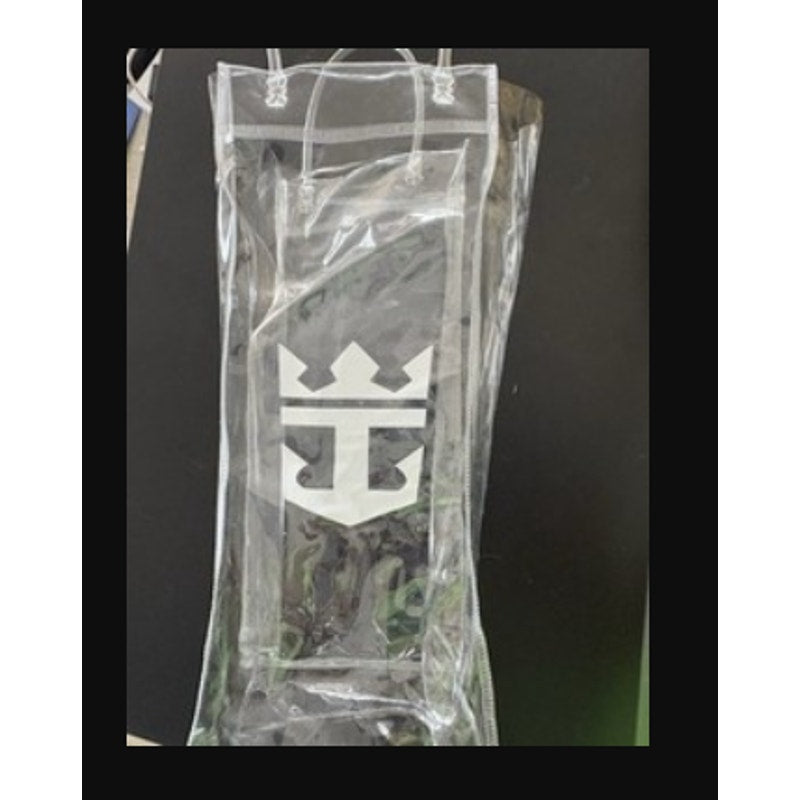 Royal Caribbean Clear Vinyl Wine Tote Gift Bag Perfect to Announce Your Sailaway