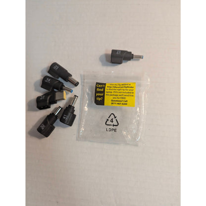 Universal Laptop DC Power Adapter Tips Replacement Connector Set Lot 7 Pc