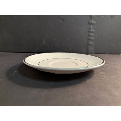 Mikasa Ultima Cameo Platinum Saucer Plate Fine China Platinum Trim HK 301