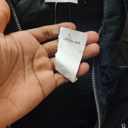 Moncler Black Hooded Lightweight Bomber Jacket 2xs WINDBREAKER