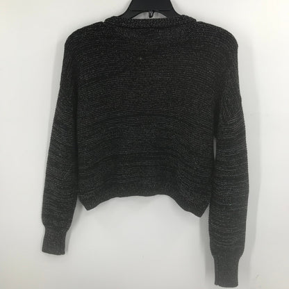 Harper Canyon Black Metallic Pullover Sweater Size large (10/12) KID long sleeve