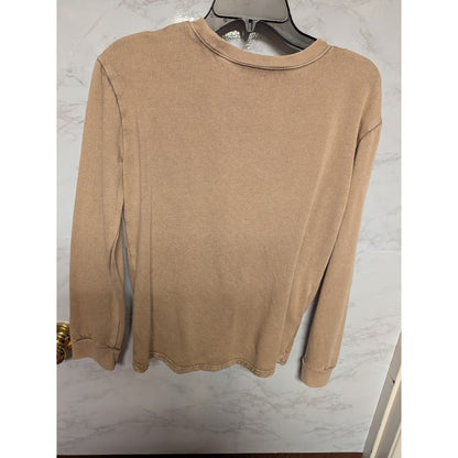 ZELLA grey porpoise stone wash XL (14-16) girls twist tie long sleeve sweatshirt