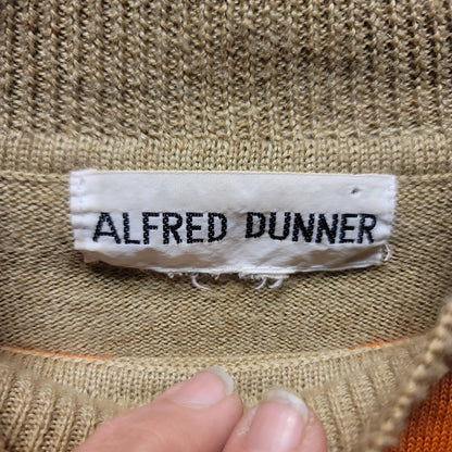 Vintage alfred dunner sweater crew neck argyle print womens Large long sleeve