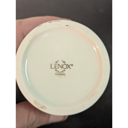 Vintage Lenox Fine Ivory Bone China Garden Flowers Miniature Flared Vase 24k