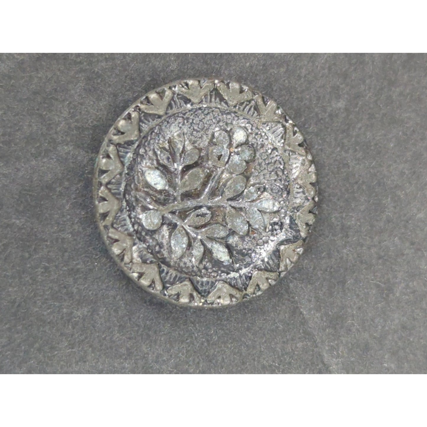 LOT F of 10 Antique Vintage Victorian Brass Mixed Materials Buttons ESTATE FIND