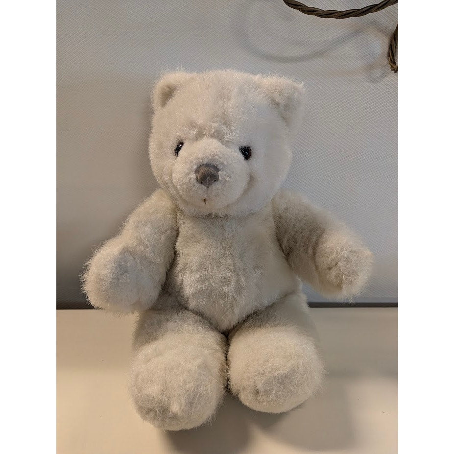 Vintage 1983 GUND Collectors Classics White Teddy Bear Plush Limited Edition