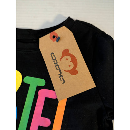 Appaman Boys Black VOTE Graphic Long Sleeve T-Shirt Size 3T NWT