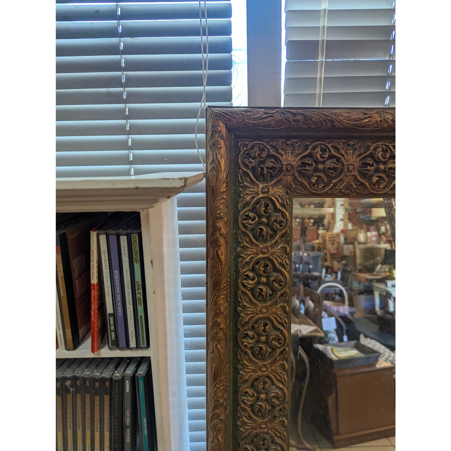 Secondhand Sandies: Ornate mirror 41" x 28" Gold