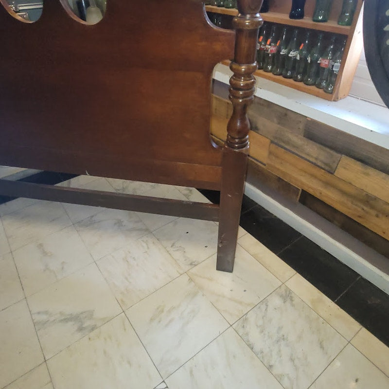 Secondhand Sandies: Traditional Colonial Early American Provincial King headboard