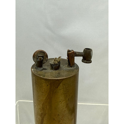 Vintage Spanish Trench Art Brass Lighter Shell Casing Military Relic 1930s