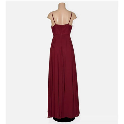 Lulus NEW All About Love Red Maxi Dress Size 2 Formal Sleeveless flowy