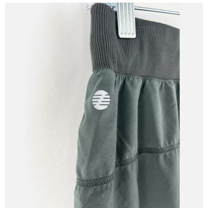 Zella Workout Shorts Size Small Olive Green activewear cuffed hem NEW