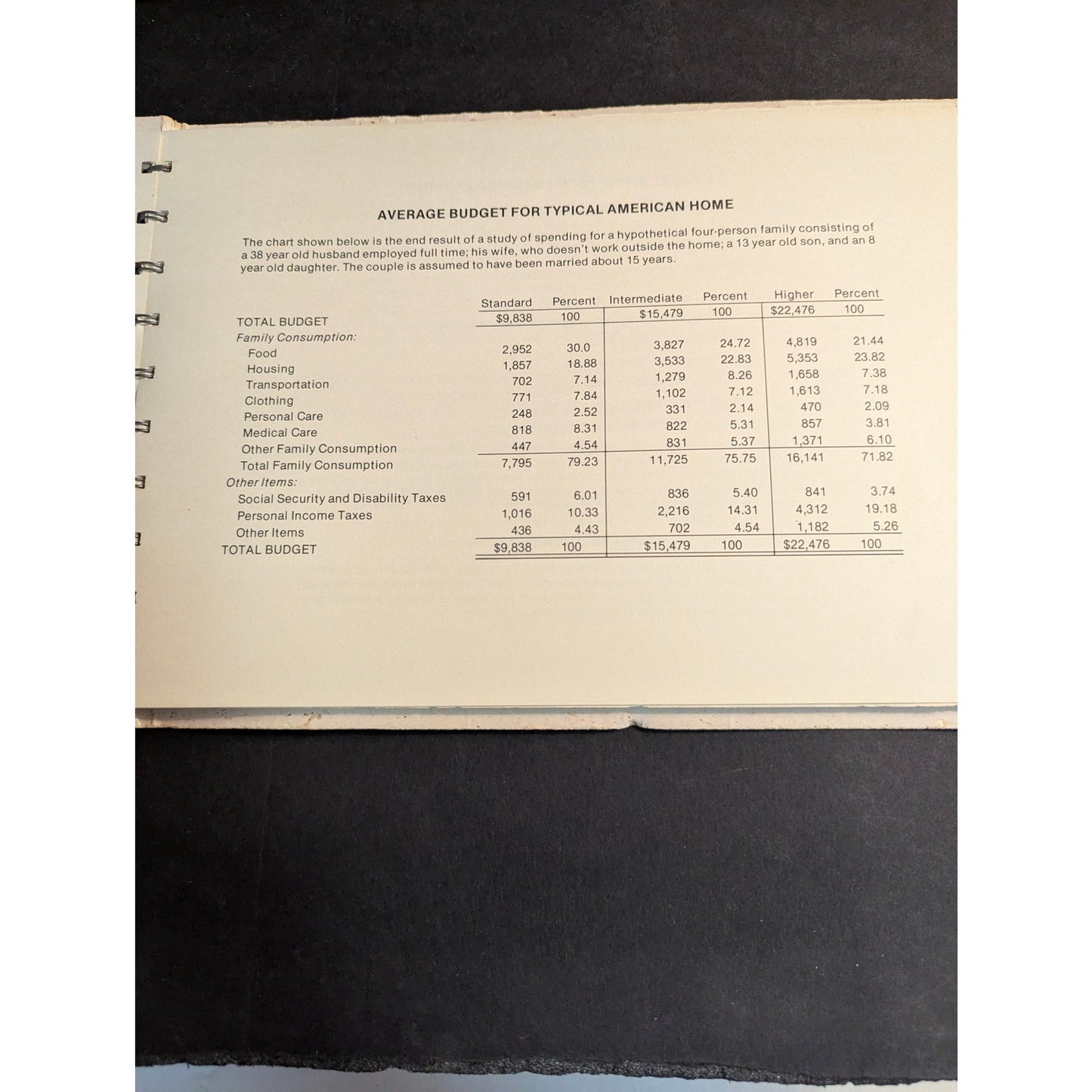 Vintage Dome Simplified Home Budget Book Spiral Bound Accounting Ledger Ephemera