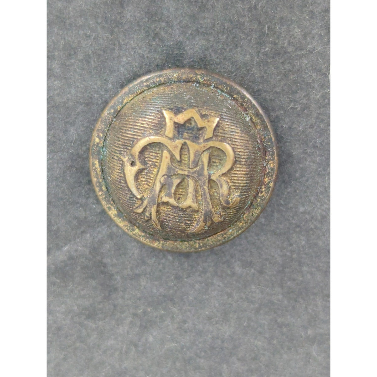 LOT SS of 10 Antique Vintage Victorian Brass Mixed Materials Buttons ESTATE FIND