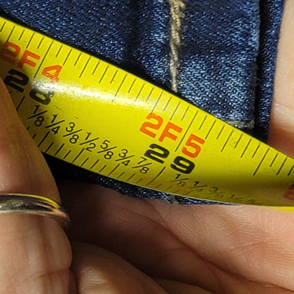 D. Jeans 30" x 29" skinny stretch blue jeans womens Dark wash